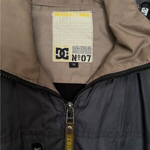 DC No07 Windbreaker Jacket Vintage Hooded Fleece lined Medium